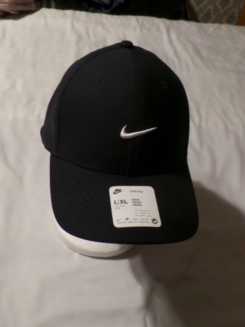 Nike DriFit Club Structured Swoosh Black Cap - Size L/XL – NWOT